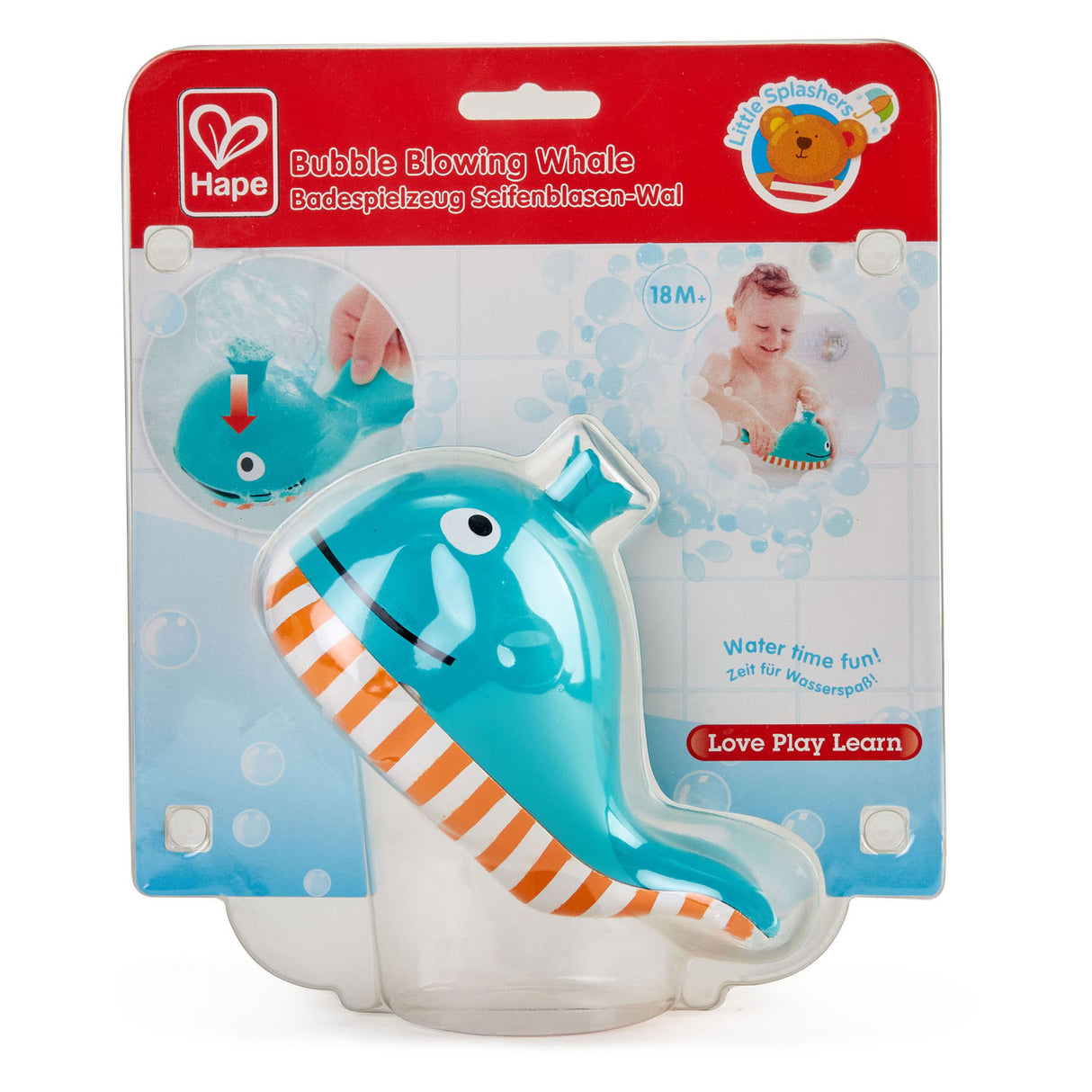 Hape Bath Toy Bubble Whale