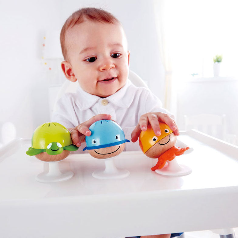 Animali di Hape Rattle con ventosa, 3a.