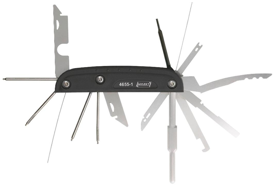 Hazet disassembly installation bracket set disassembly tool for radi 140x58x50