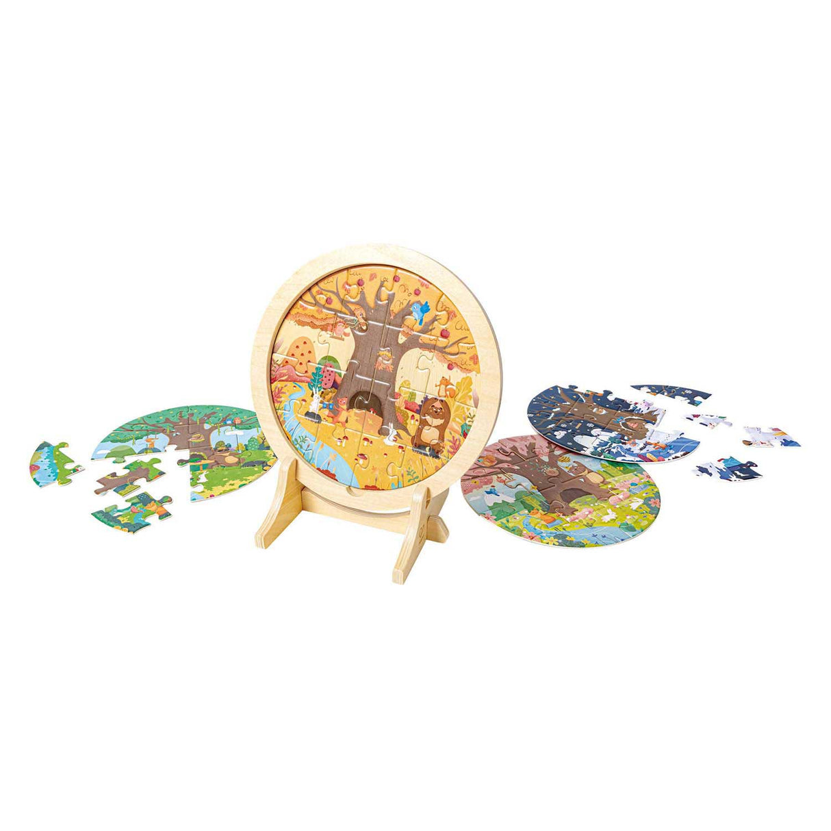 Hape 4 seasons layer puzzle