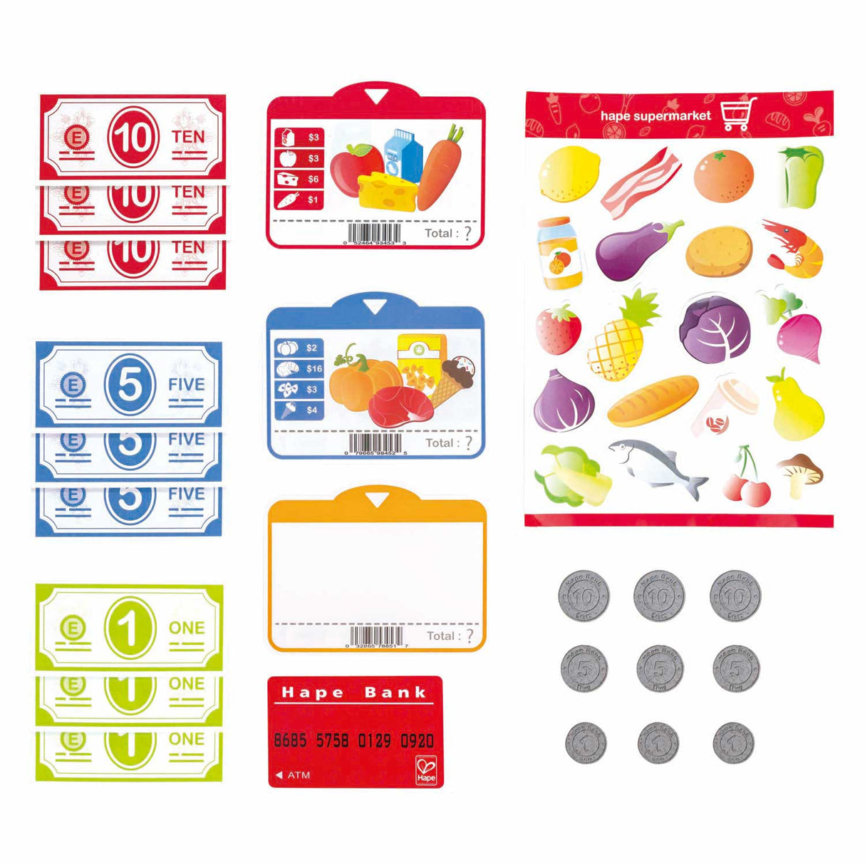 Hape interactive cash register with light and sound