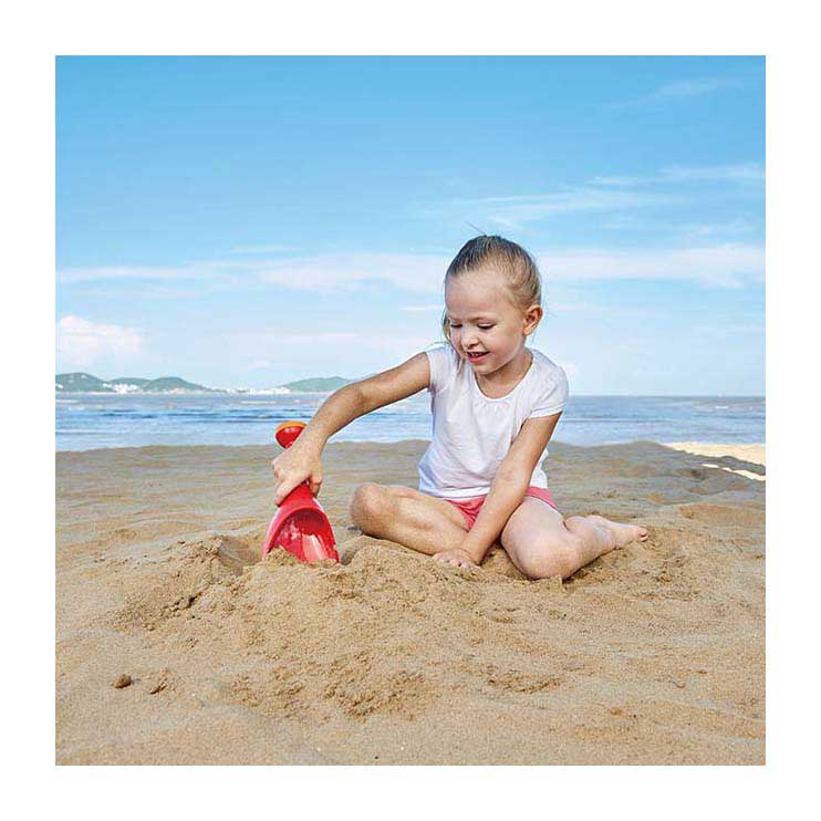 Hape rain shovel - red