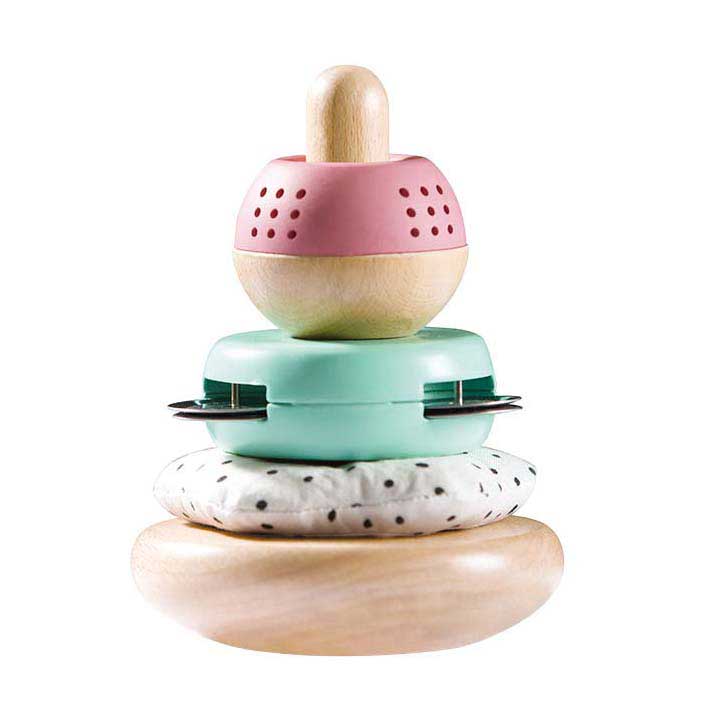 Hape wobbly stacking tower