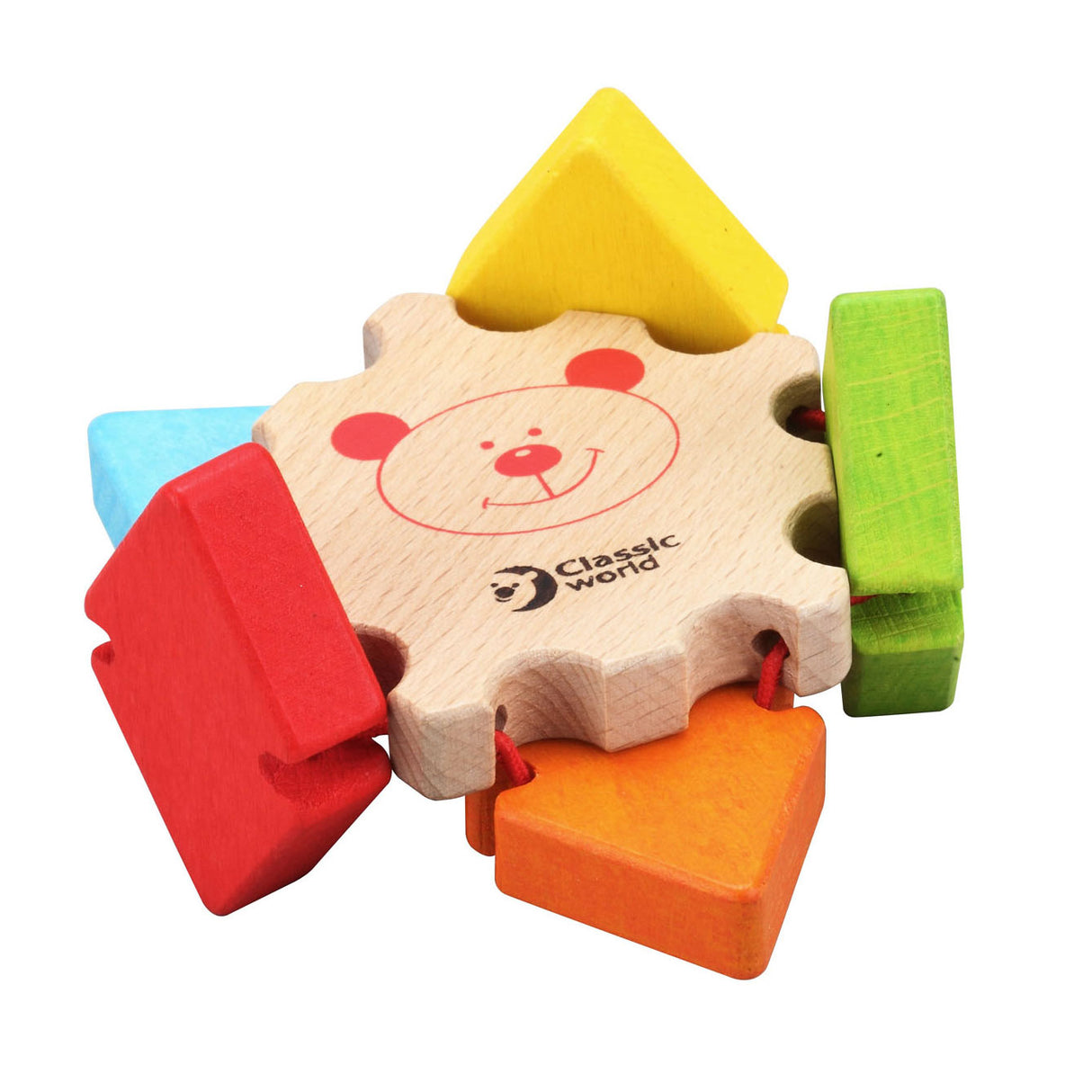 Klassische Welt der Welt Holzspiegel Blume