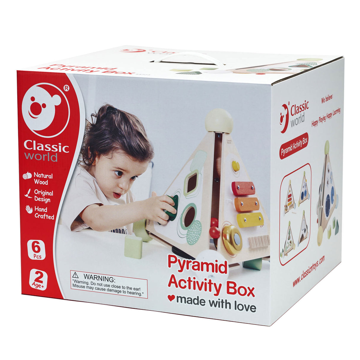 Caja de actividades de la pirámide mundial del mundo clásico