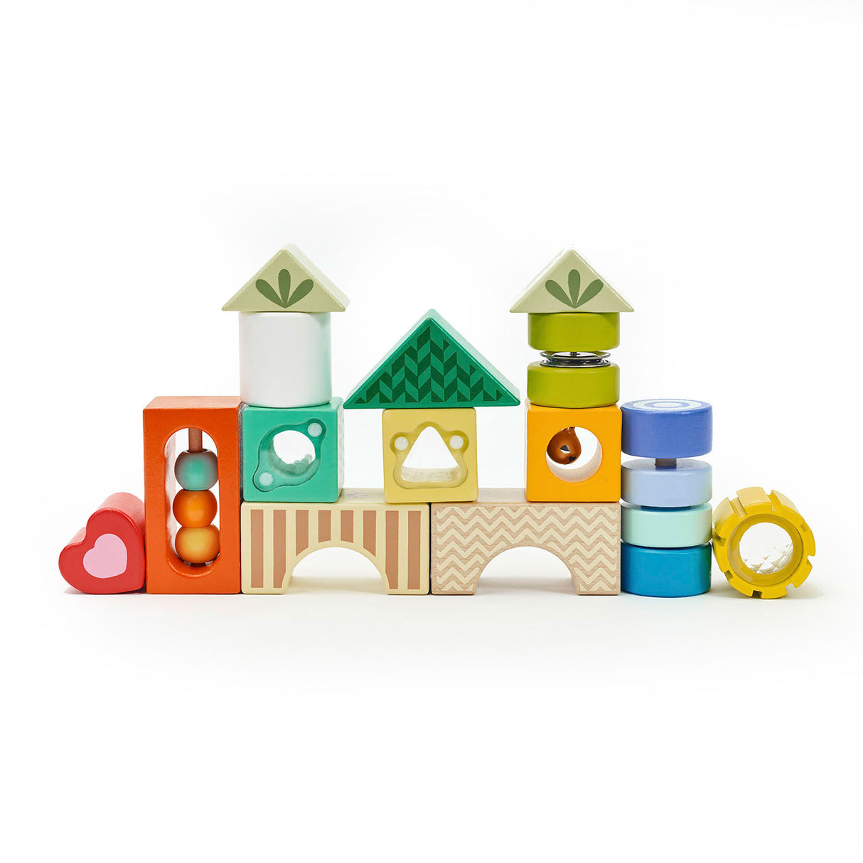 Klasszikus világvilág fa érzékszervi blokkok