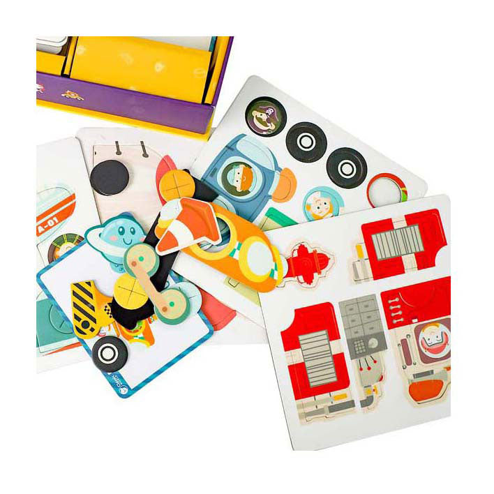 Класически световен пъзел кутия магнит - трафик