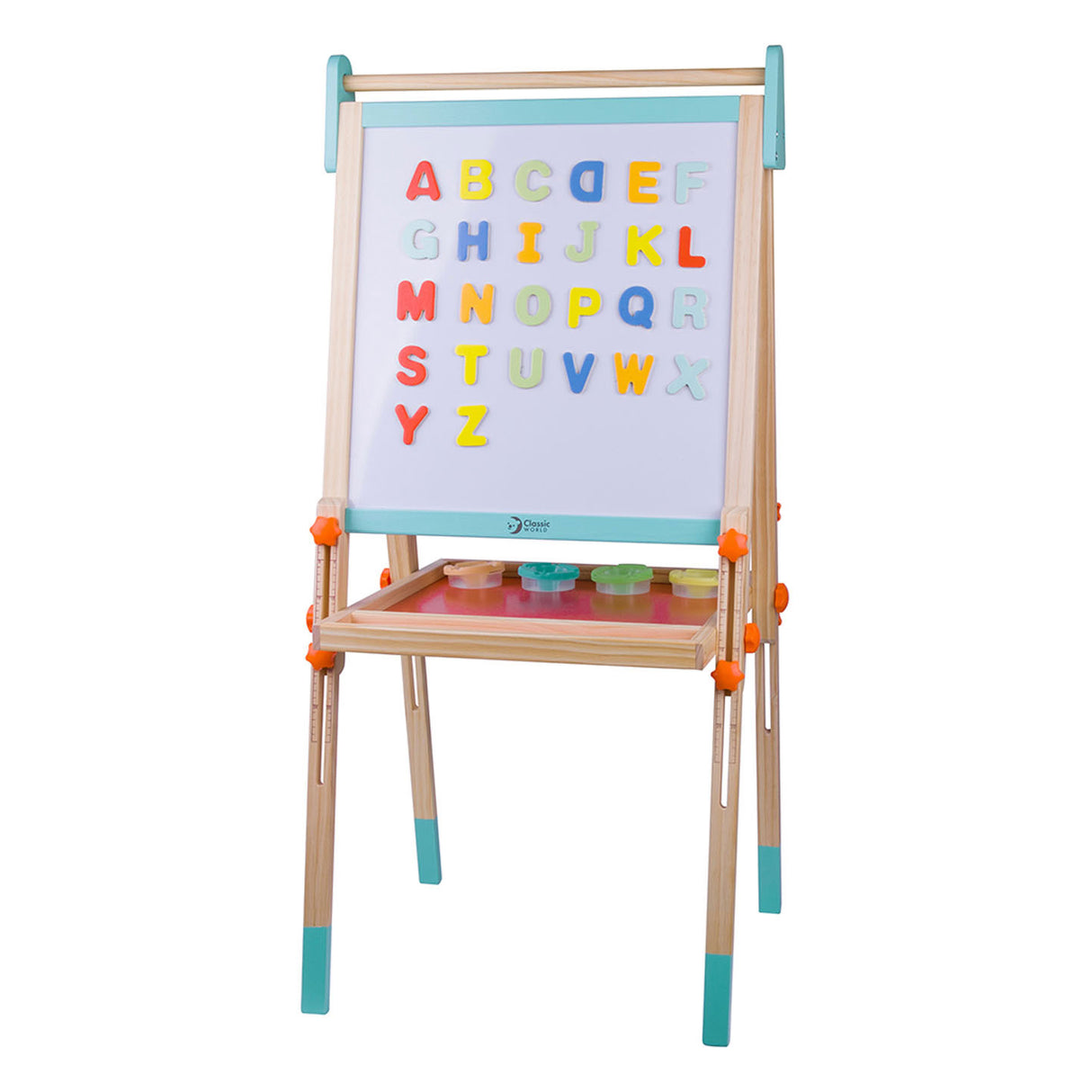 Classic World Wooden Magnet and Blackboard 2in1, 39dlg.