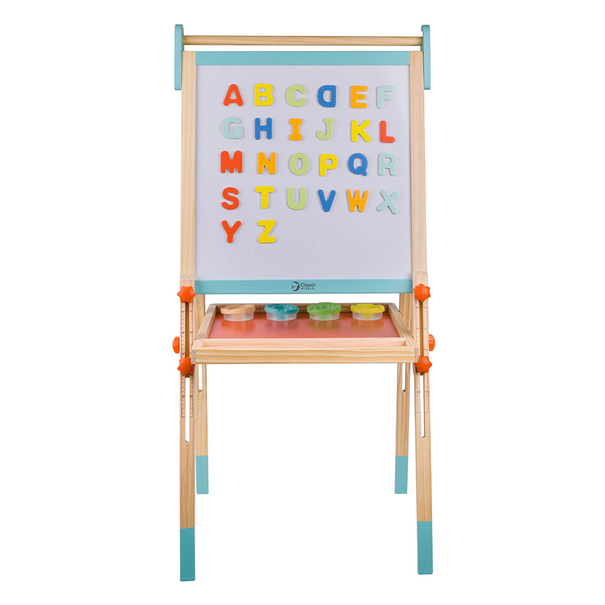 Classic World Wooden Magnet and Blackboard 2in1, 39dlg.