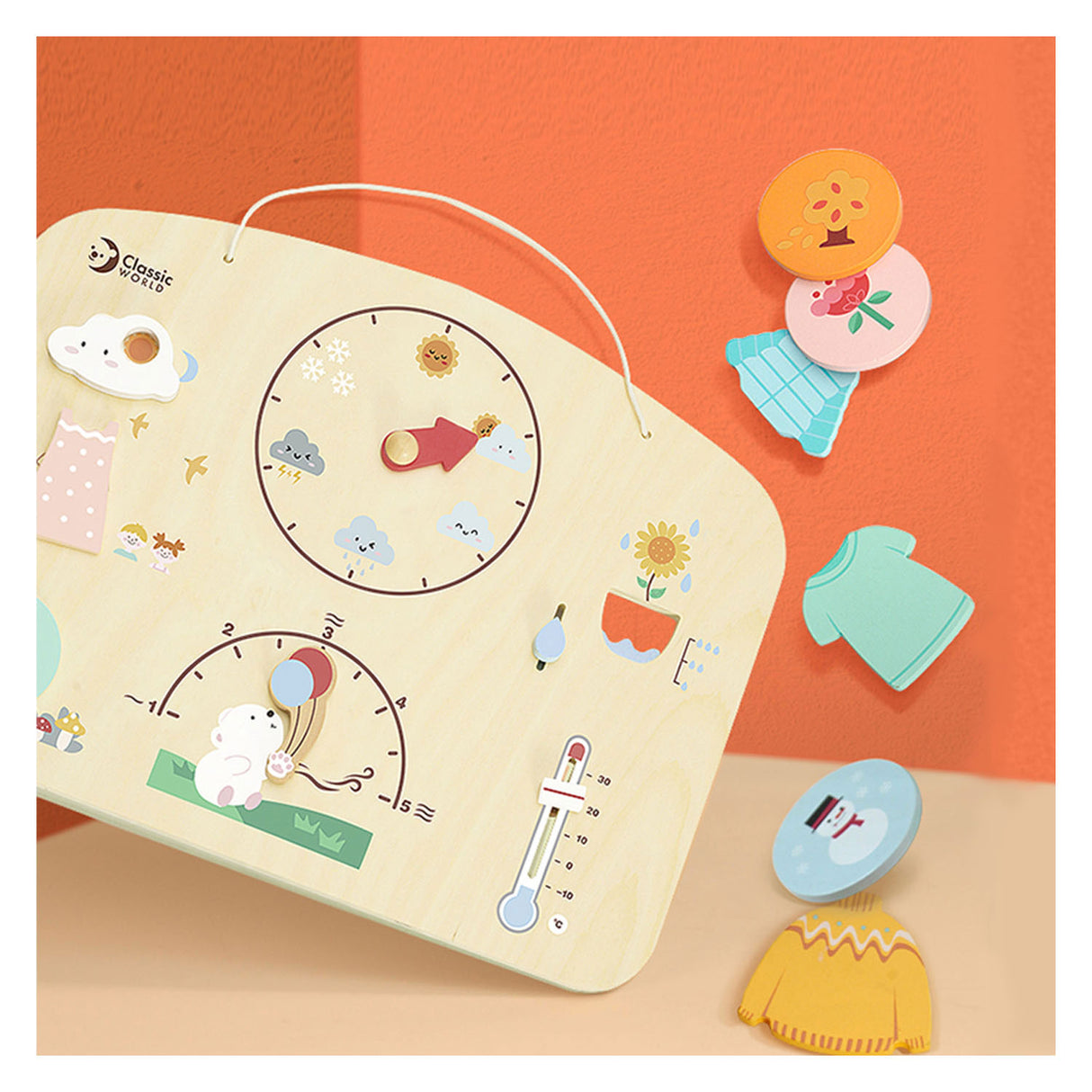 Класически световен мететър от дървени метеорологии