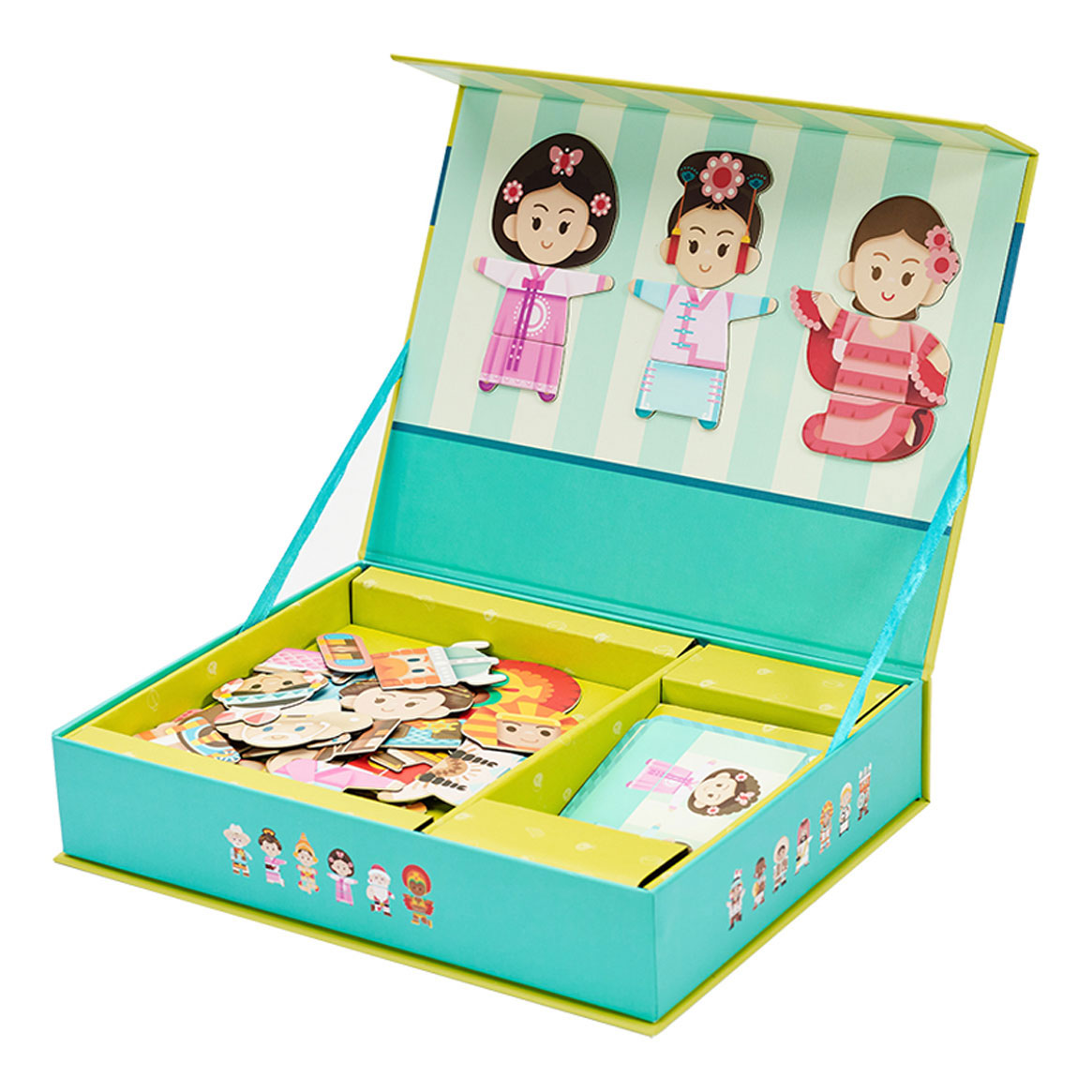 Classic World World World Dress-up Puzzle People of the World, 60pcs.