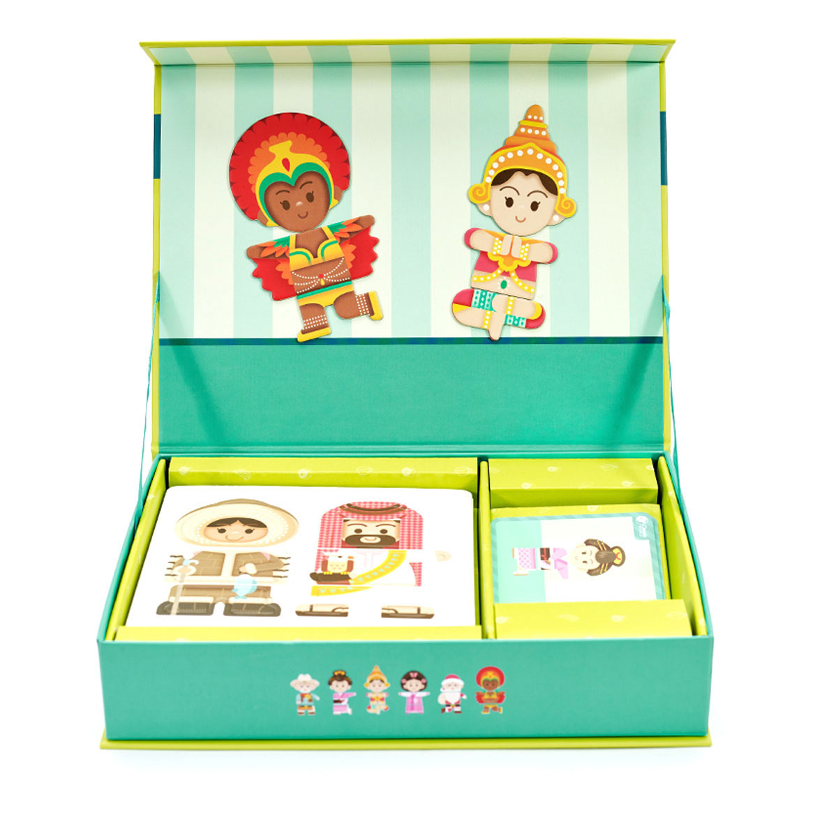 Classic World World World Dress-up Puzzle People of the World, 60pcs.