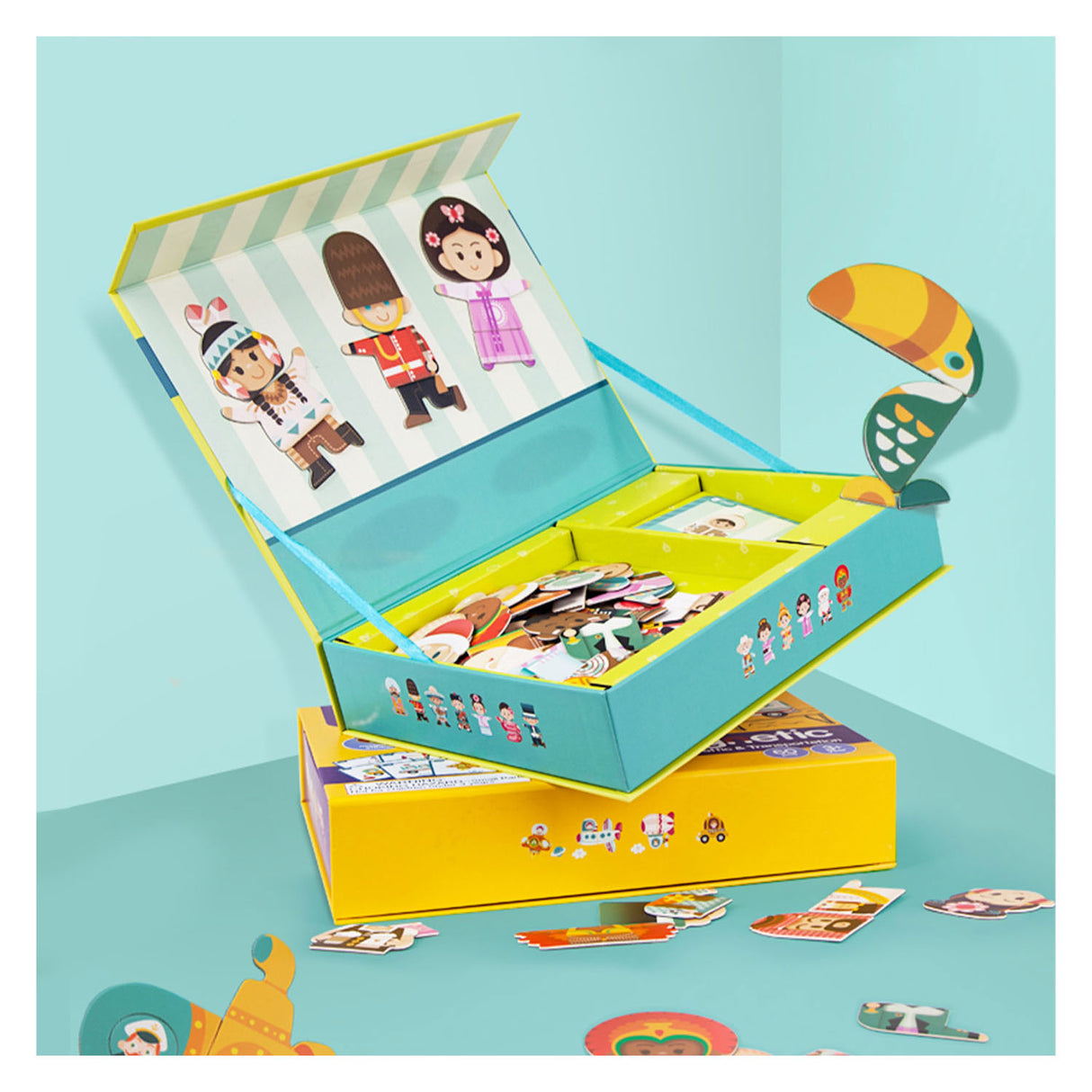 Classic World World World Dress-up Puzzle People of the World, 60pcs.