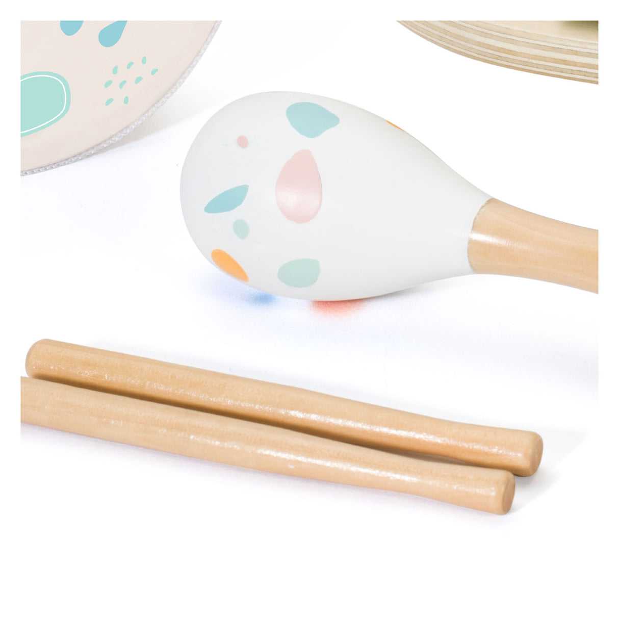 Klassiska världen trä musikinstrument set iris