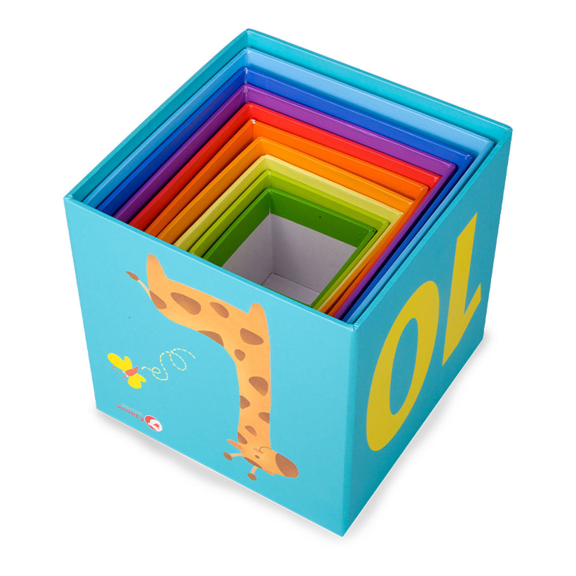 Klassiske verdensstabling blokkerer figurer og dyr, 10dlg.