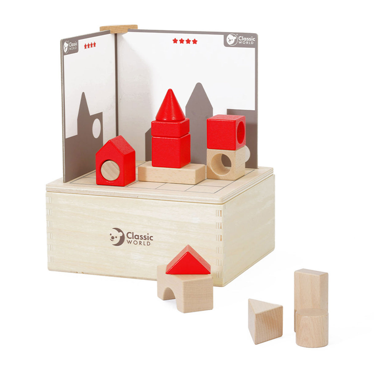 Klassische Welt der Welt 3D -Gehirnrätsel mit Aufgaben