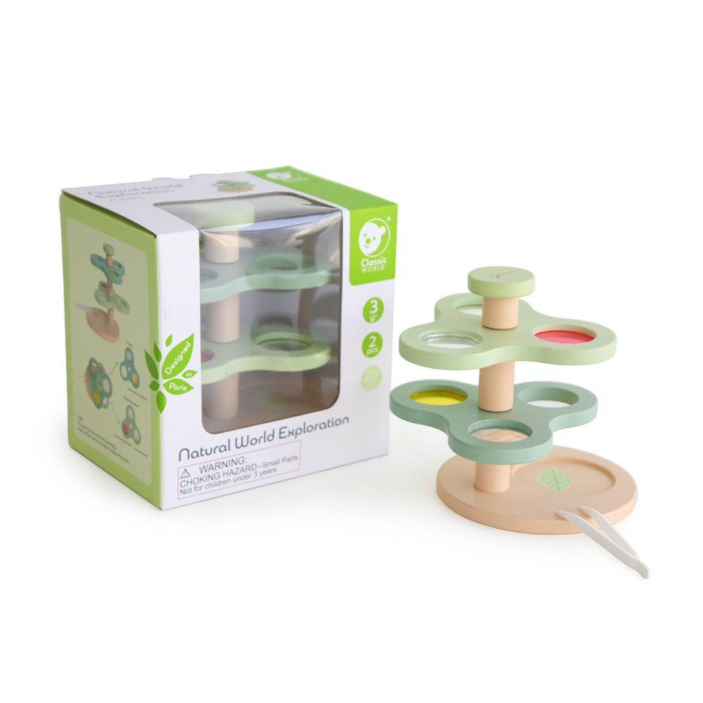 Set de insectos de madera y descubrimiento de madera clásica, 2dlg.