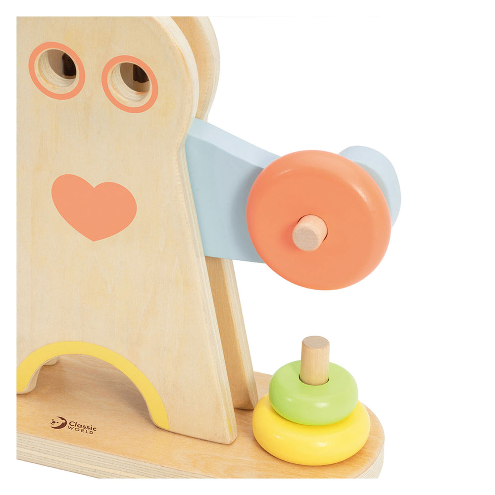 Classic world wooden hercules scale, 7 pcs.