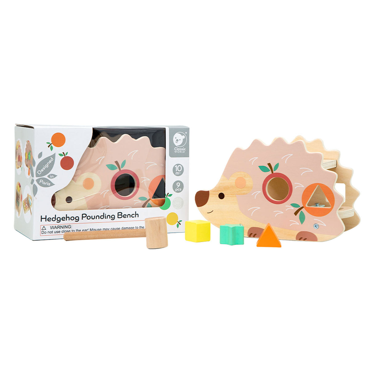 World World World World Wooden Hamperbank Egel, 9dlg.