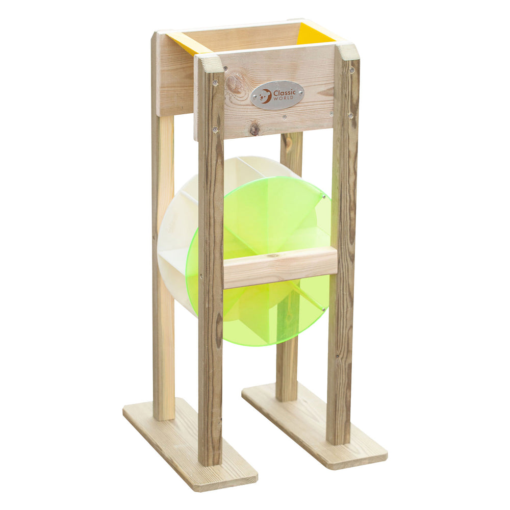 Classic world wooden sand funnel with mill