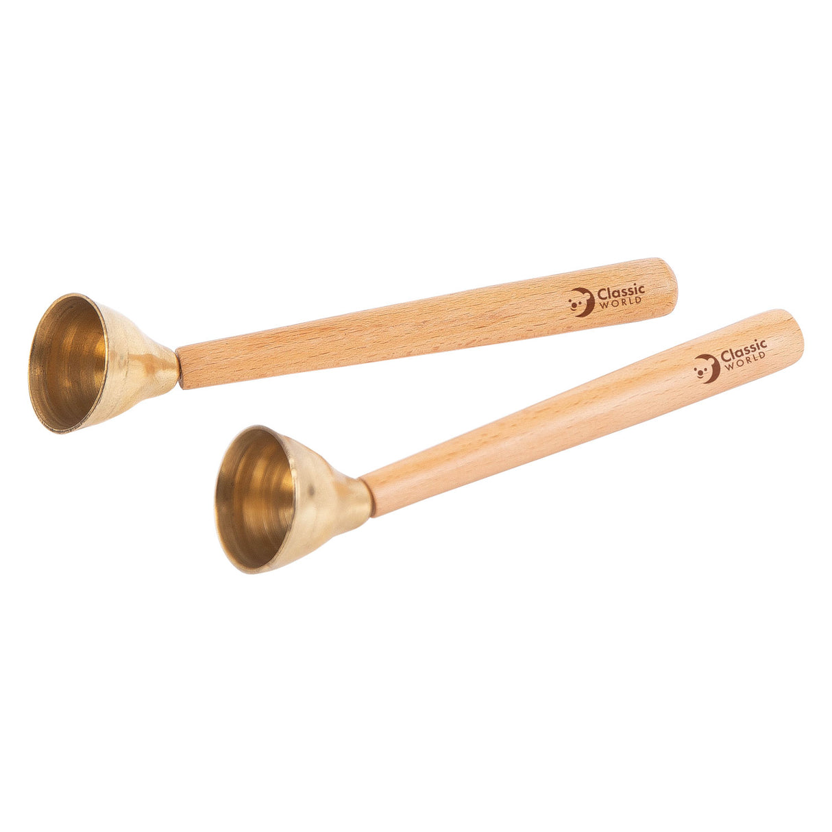 Classic World World Wooden Handbell, 2 pcs.