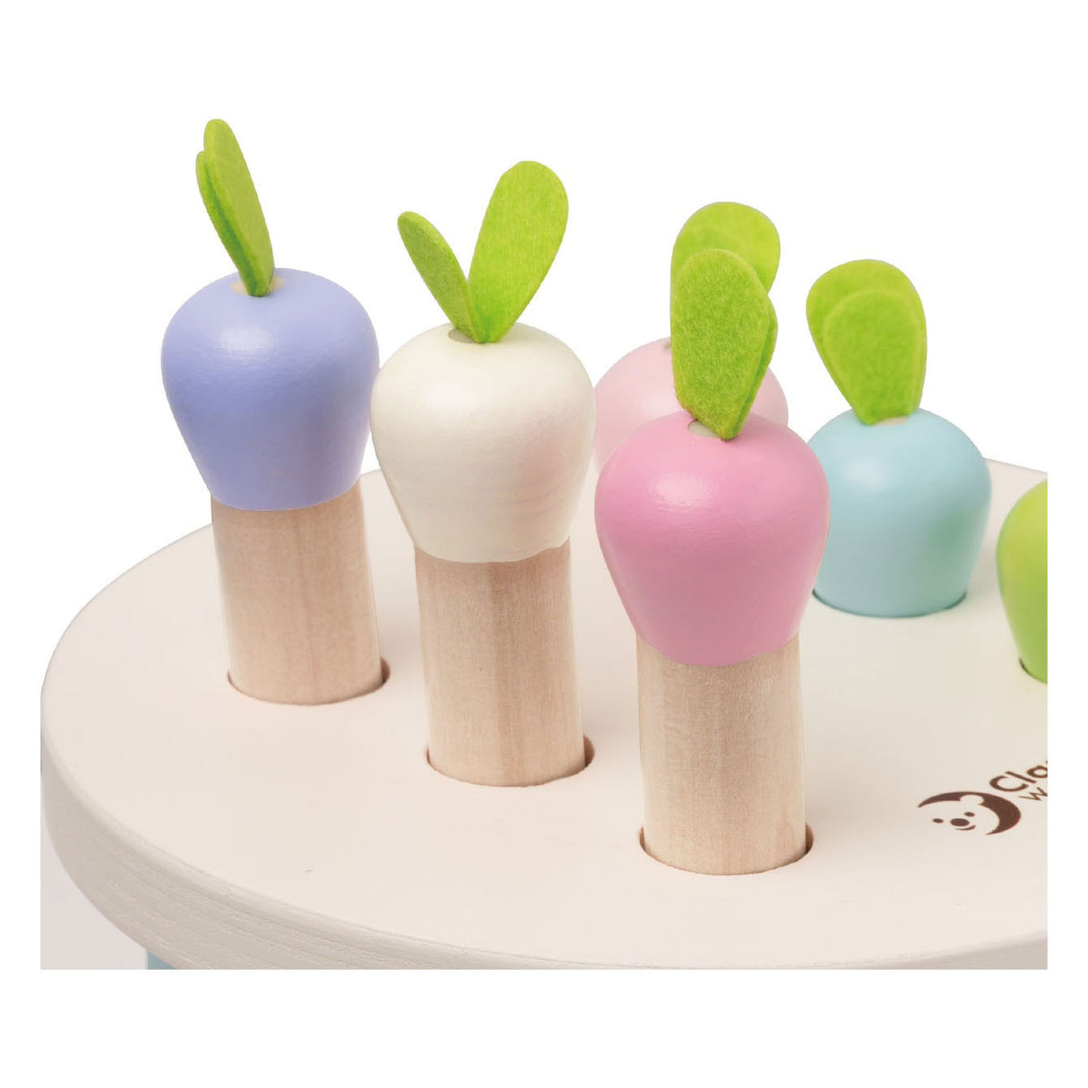 Klasszikus világ fakalapácsos pad mara, 8 db.