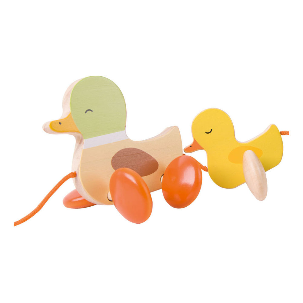 Klassische Welt zum Ziehen von Enten aus Holz