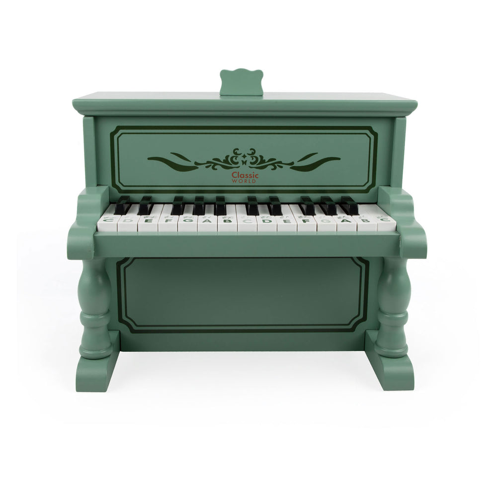 Piano vintage de madera clásica de madera