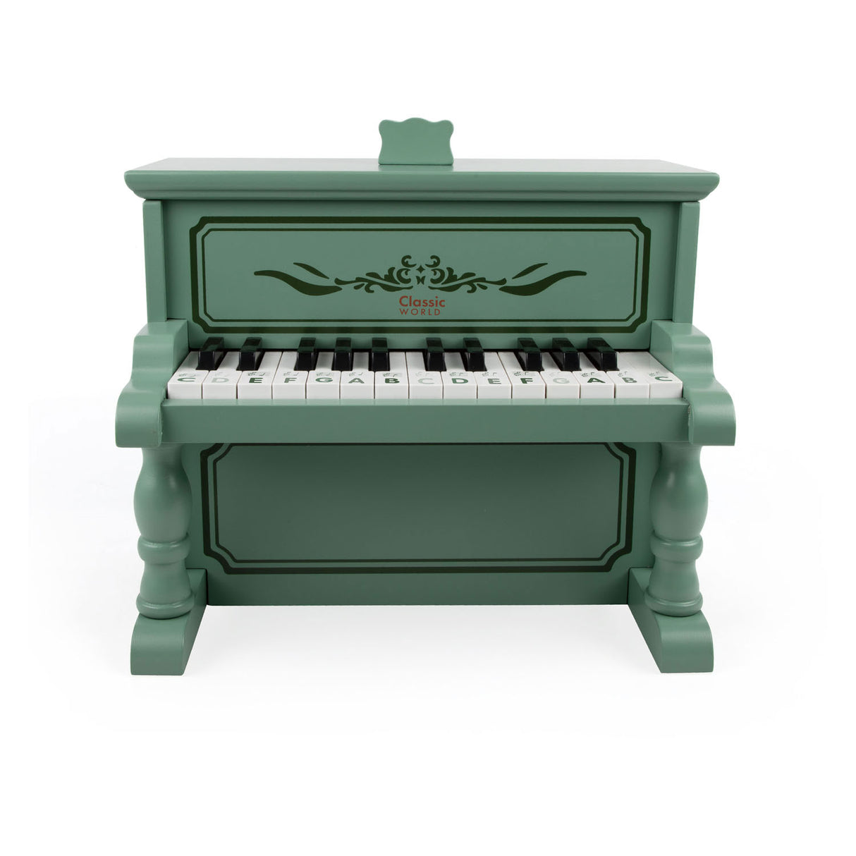 Piano vintage de madera clásica de madera