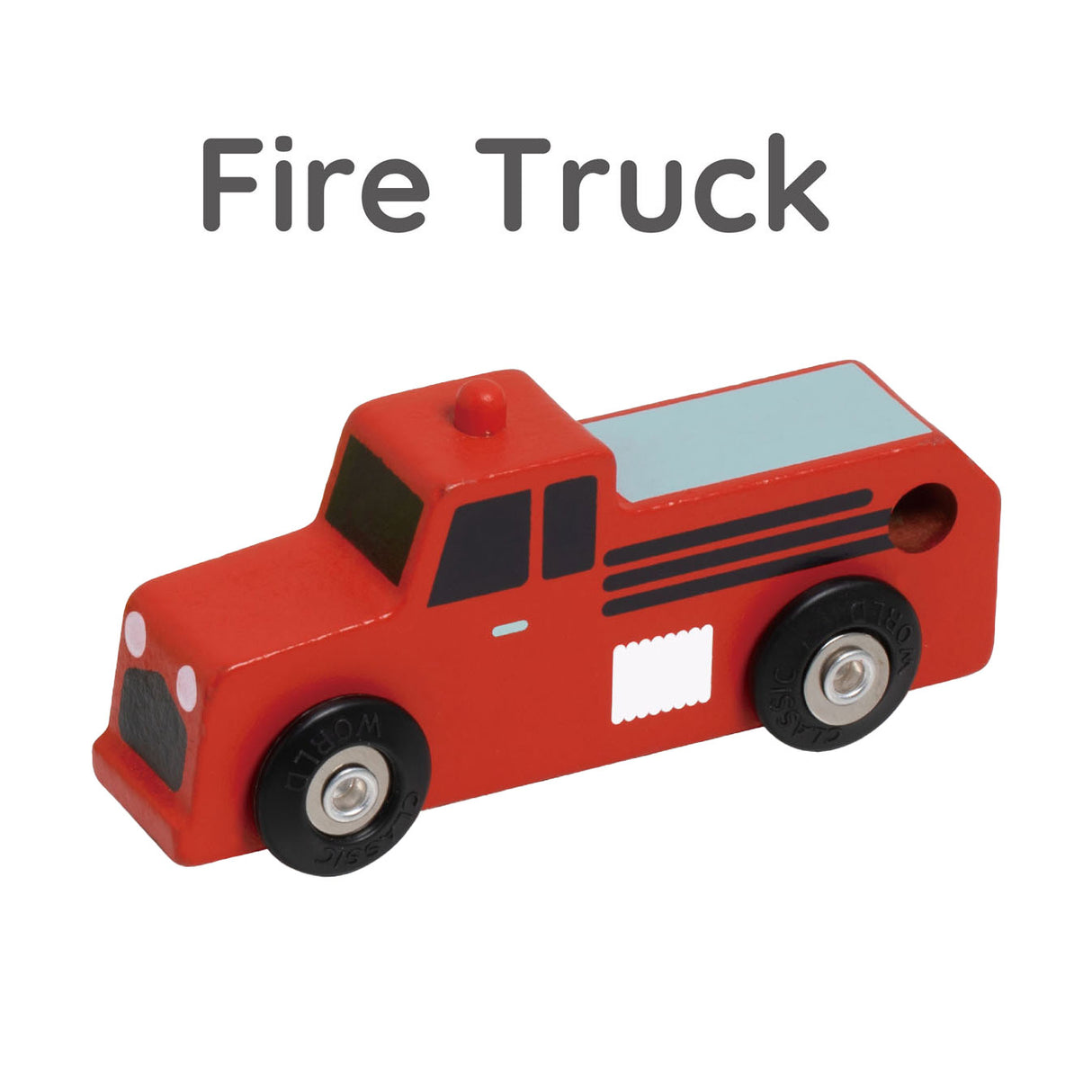 Classic World Wooden Emergency Service Cars Set, 3st.