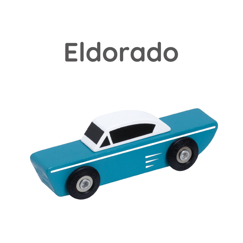 Klassisk världsturbilsset i trä, 3 st.