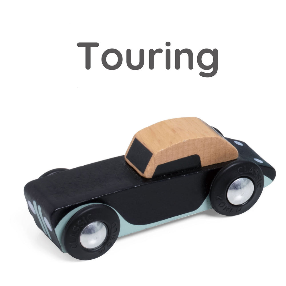 Classic World Wooden Tour Cars Set, 3st.