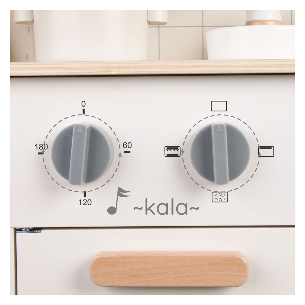 Speelkeuken de chef de madera clásica de madera, 11dlg.