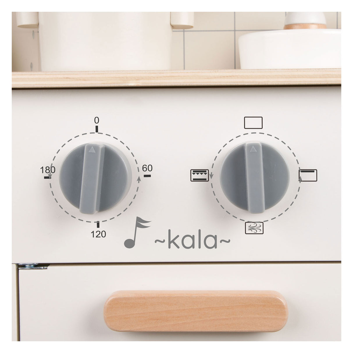 Speelkeuken de chef de madera clásica de madera, 11dlg.