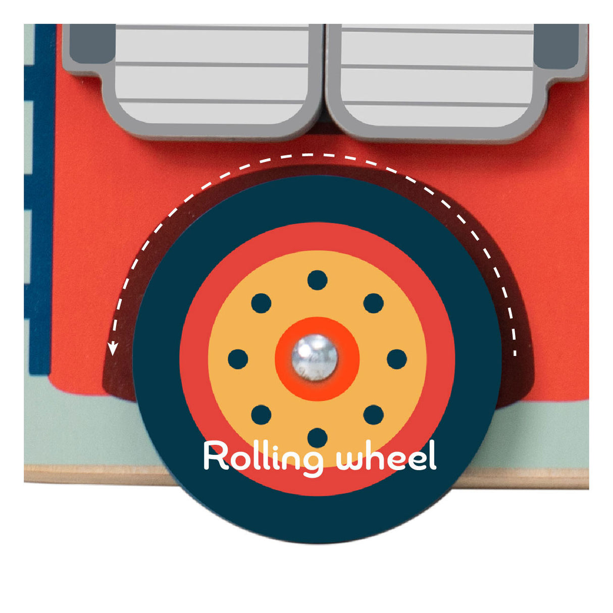 Classic world wooden fire brigade game board