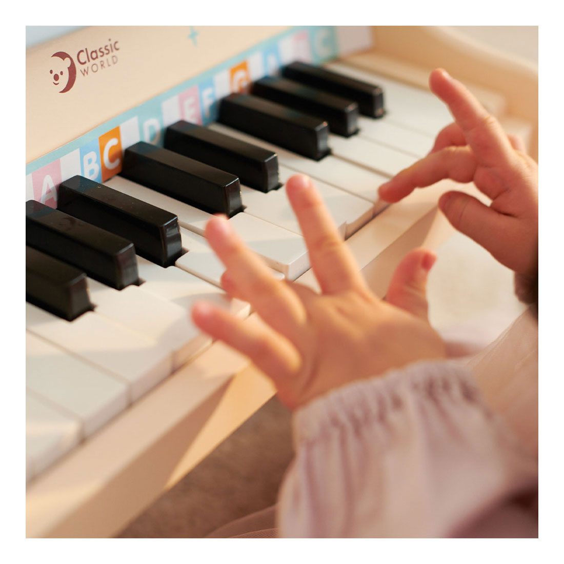 Klasyczny światowy drewniany fortepian irysowy