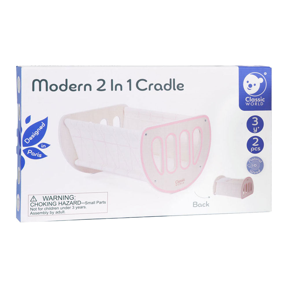 Classic world wooden 2-in-1 crib