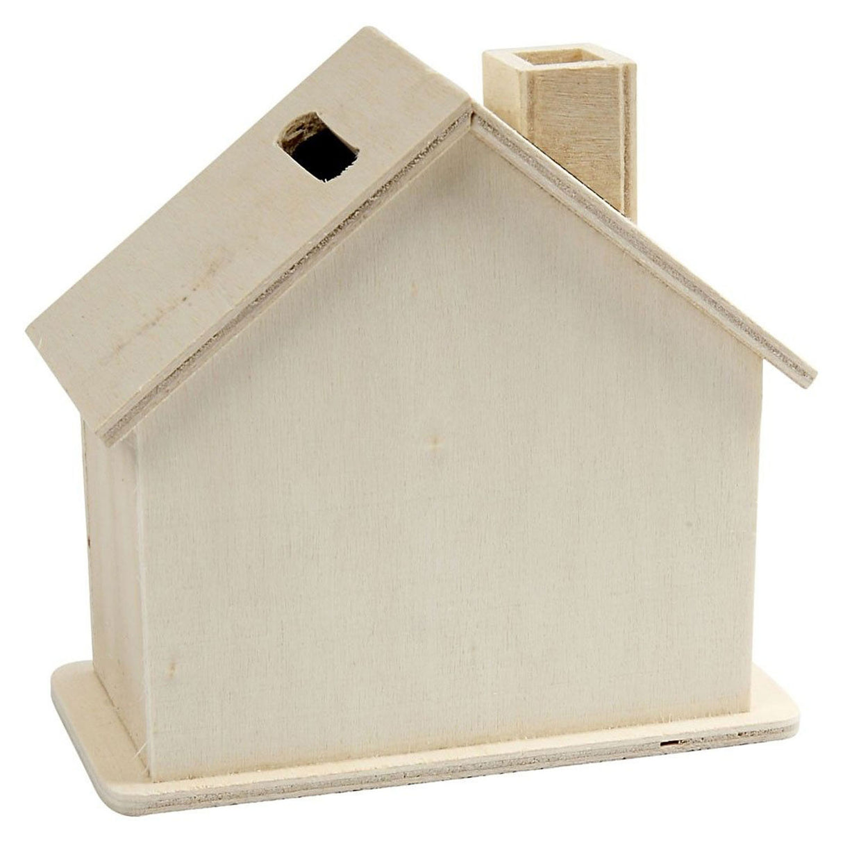 Wooden Money Box House