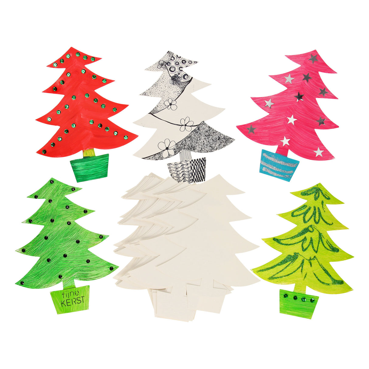 Craft Christmas Trees, 25 pcs.