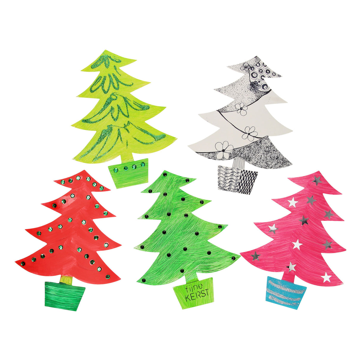 Craft Christmas Trees, 25 pcs.