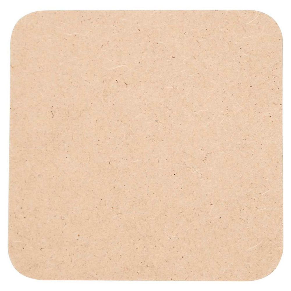 MDF coasters, 6 pcs.