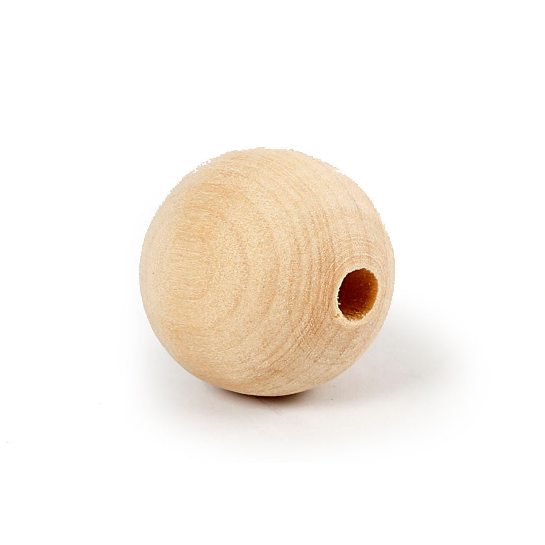 Wooden beads, Ø 2cm, 200 pcs.
