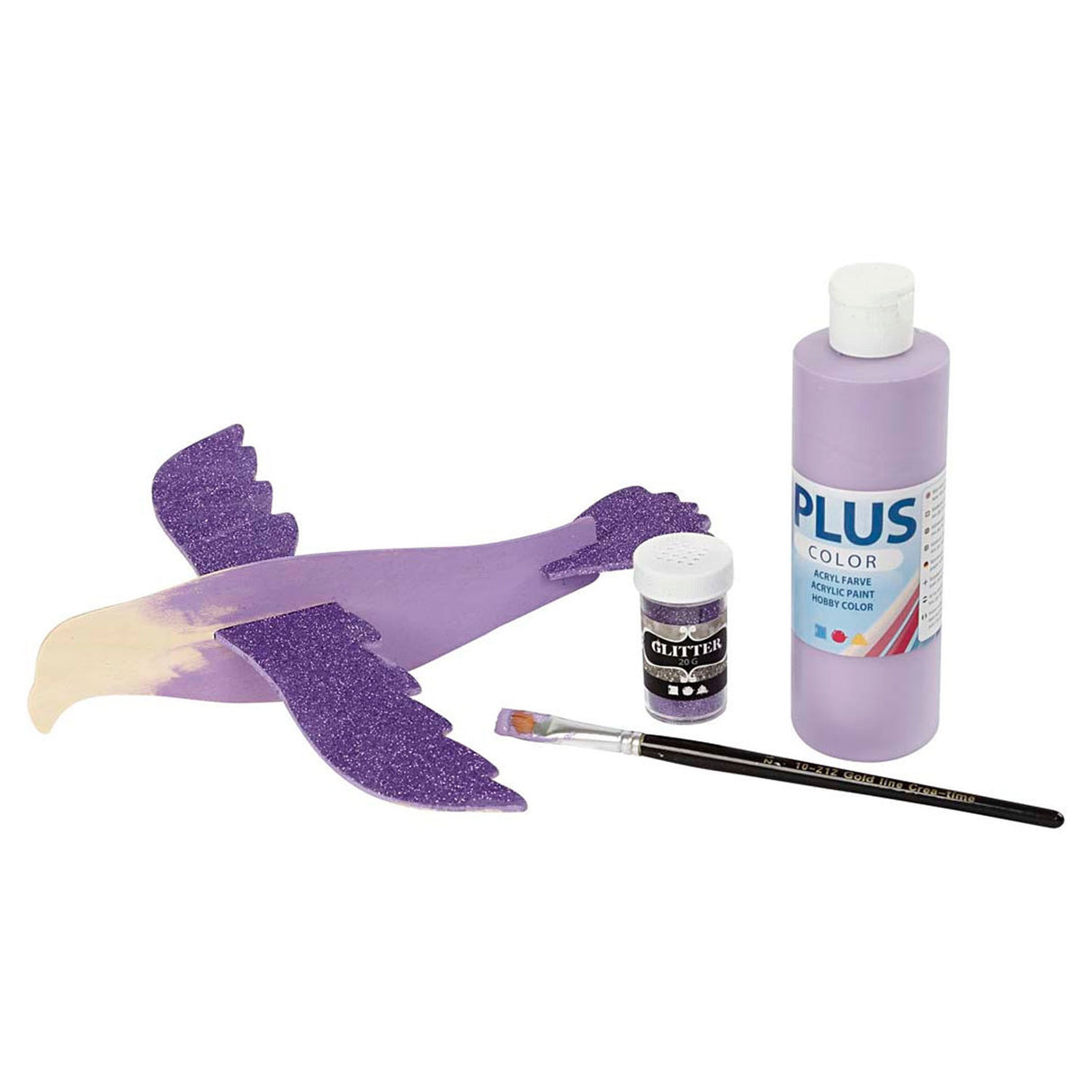 Wooden Craft Set Bird, 20 pcs.