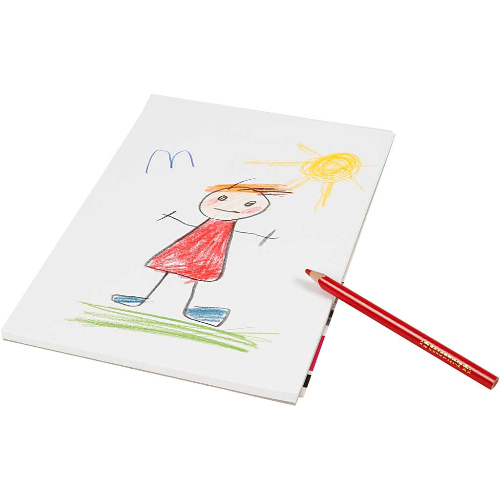 Creativ company drawing board, a4, sheet 210x297 mm, 120 g, white, 50 sheets 1 piece