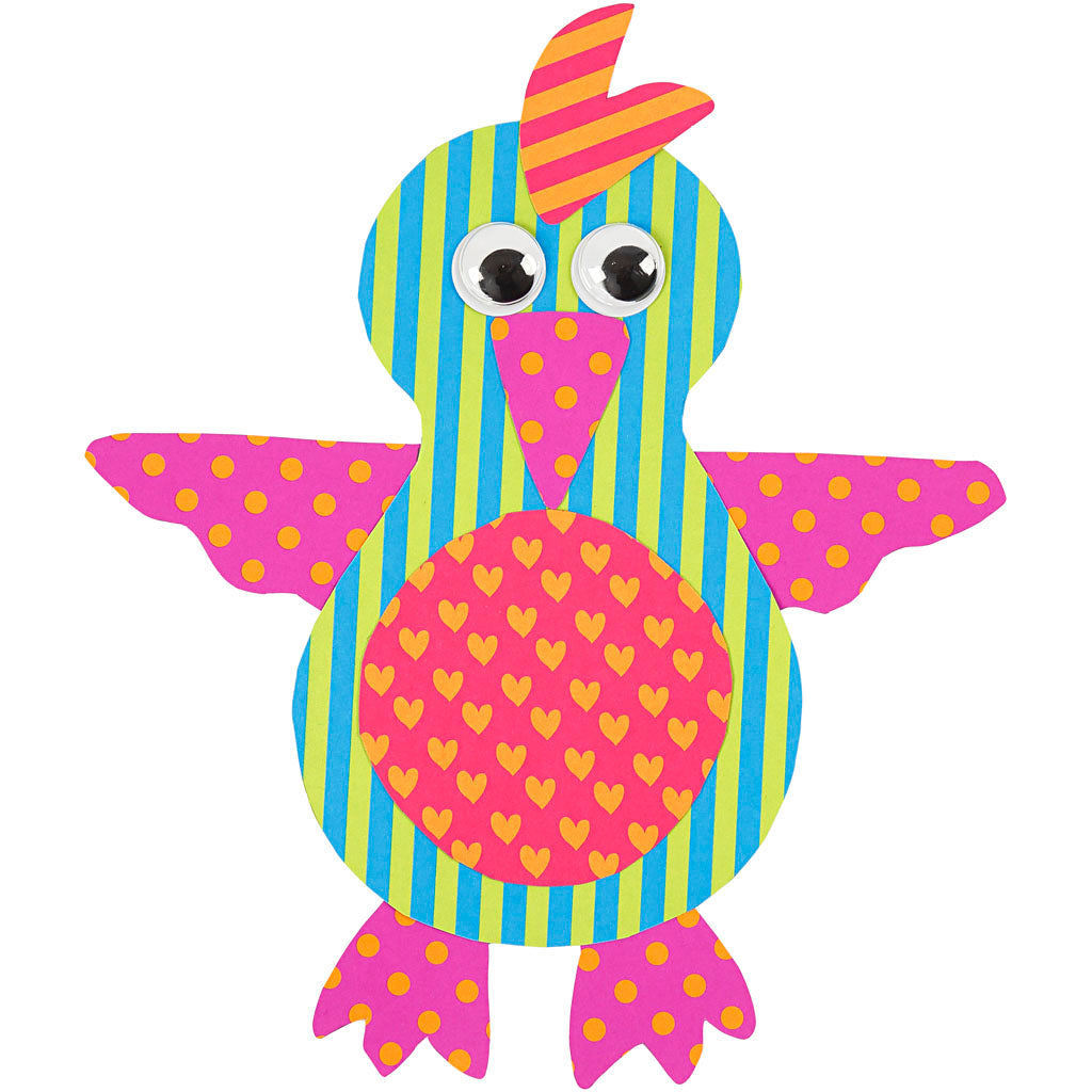 Printed Cardboard Color A4, 20 Sheets, 250gr.