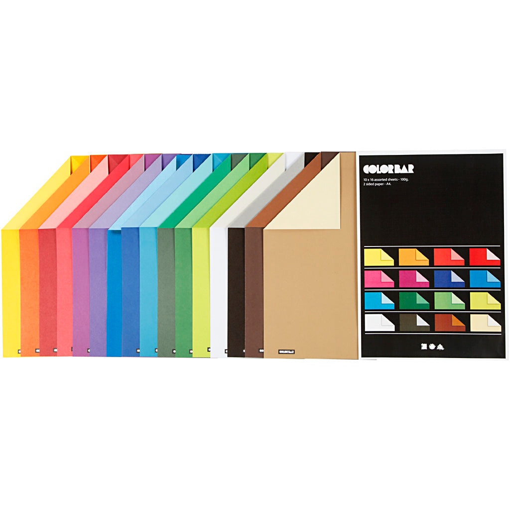 Color Bar Paper Color, 160 Sheets