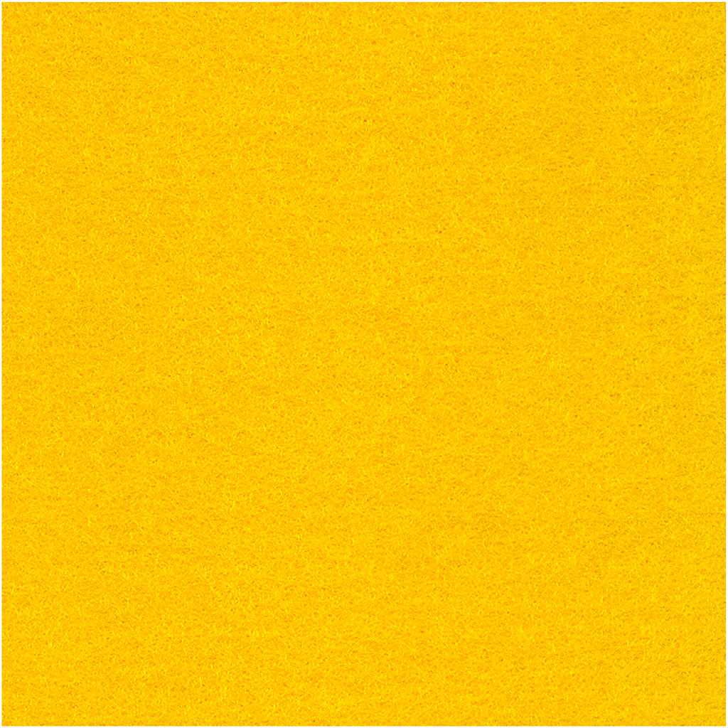 Hobby Felt Yellow A4, 10 Sheets