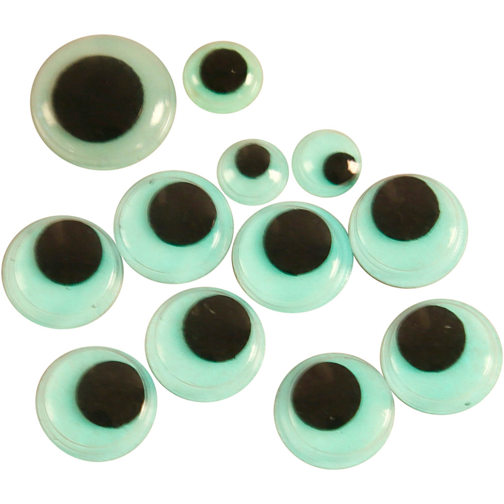 Glow in the Dark Googly Eyes Self-Adhesive, 30 pcs.
