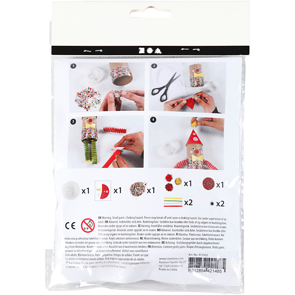 Creativ Company Mini Creative Kit Toileplol Clown