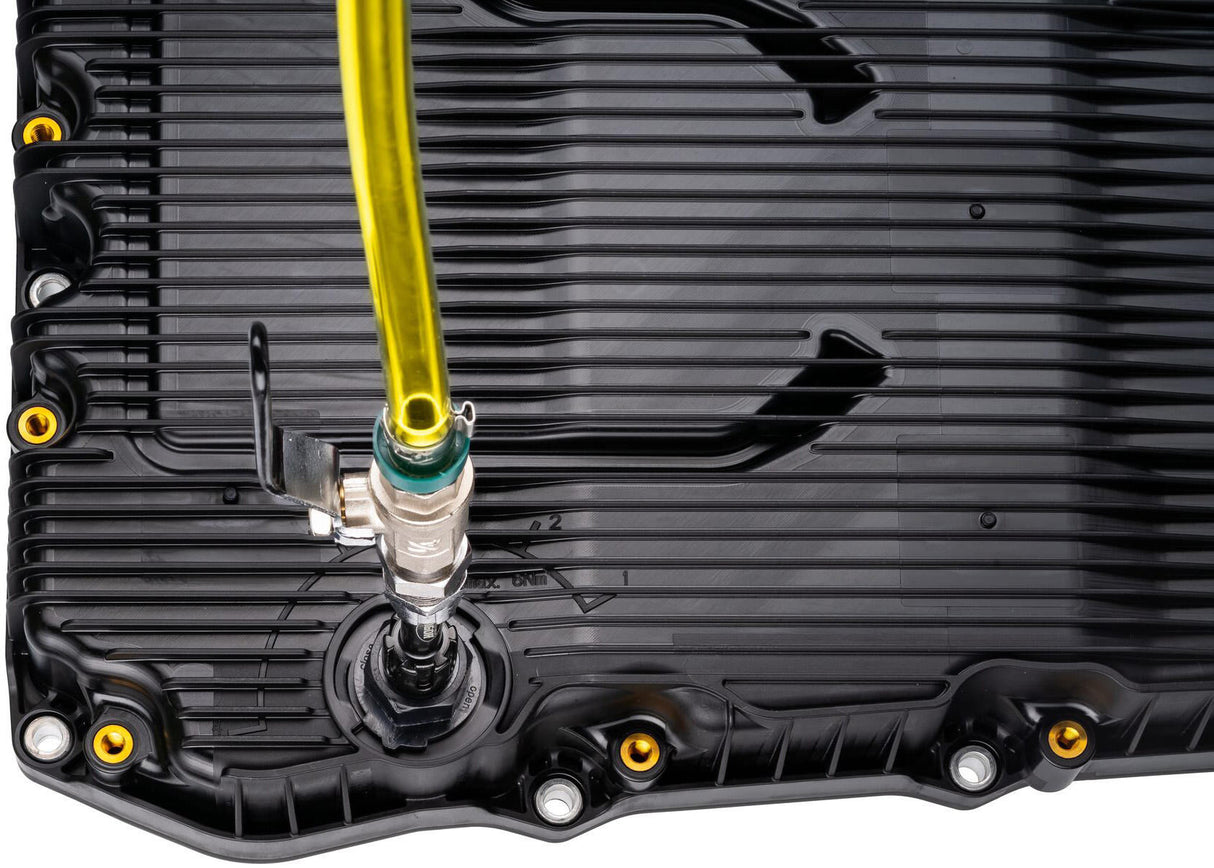 Vigor transmission oil adapter set v7385 oil service kit, 9g-troni, code 725.4-piece.